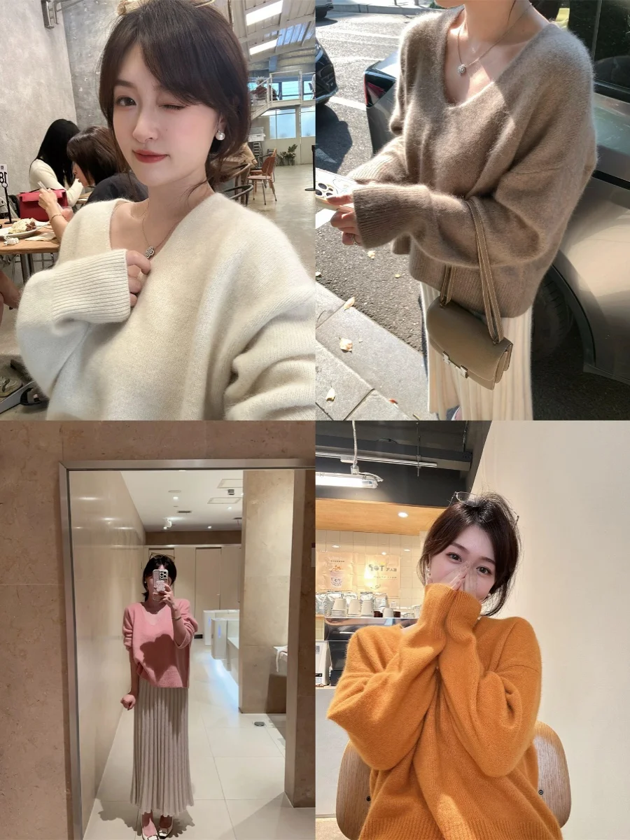 Обновленная коллекция JAM: Свитер с V-образным вырезом из флиса с рисунком енота, универсальный модный зимний женский трикотаж, классический стиль
Обновленная коллекция JAM: Свитер с V-образным вырезом из флиса с рисунком енота, универсальный модный зимний женский трикотаж, классический стиль