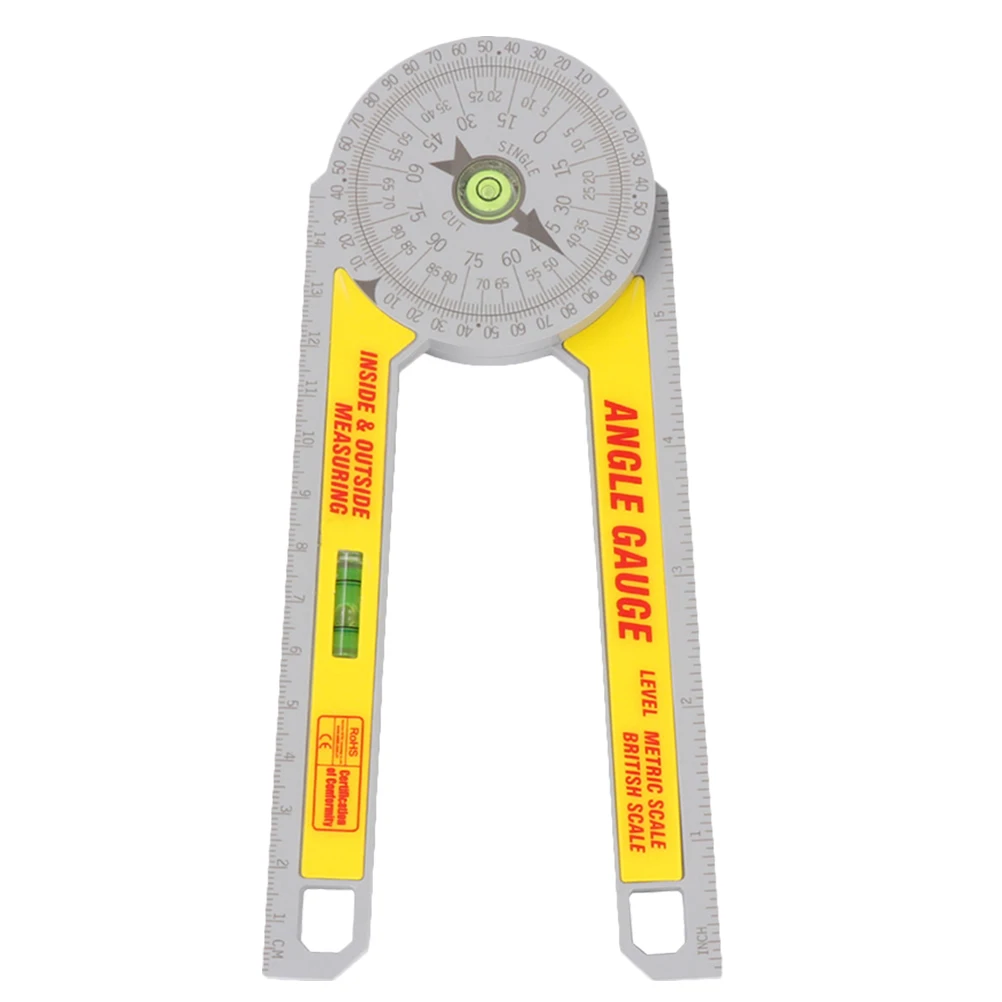 Angle Gauge 360 Degree Ruler Woodworking Protractor Precision Carpenter Tool Measuring Square Stainless Steel Plastic
Angle Gauge 360 Degree Ruler Woodworking Protractor Precision Carpenter Tool Measuring Square Stainless Steel Plastic