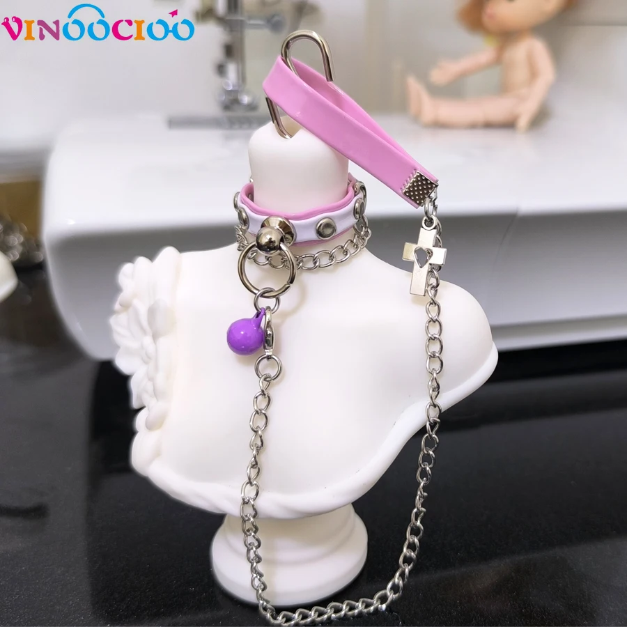 1/3 1/4 1/6 BJD Doll Necklace Hand Collar Lead Rope Doll Chain Choker With Bell Doll Toy Accessories
1/3 1/4 1/6 BJD Doll Necklace Hand Collar Lead Rope Doll Chain Choker With Bell Doll Toy Accessories