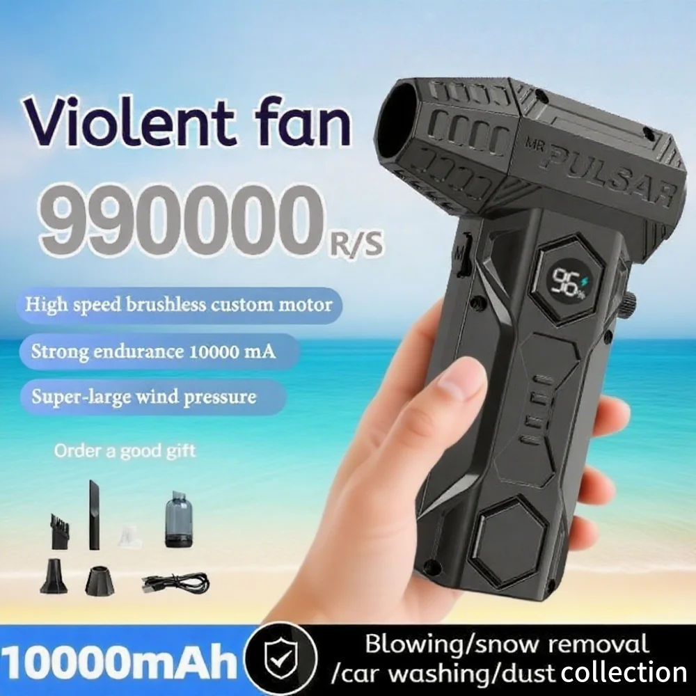 Air Blower X11 Super Powerful 990000RPM Compressed Air Duster Electricity Consumption Display Air Vacuum Blower Jet Fan Car Tool
Air Blower X11 Super Powerful 990000RPM Compressed Air Duster Electricity Consumption Display Air Vacuum Blower Jet Fan Car Tool