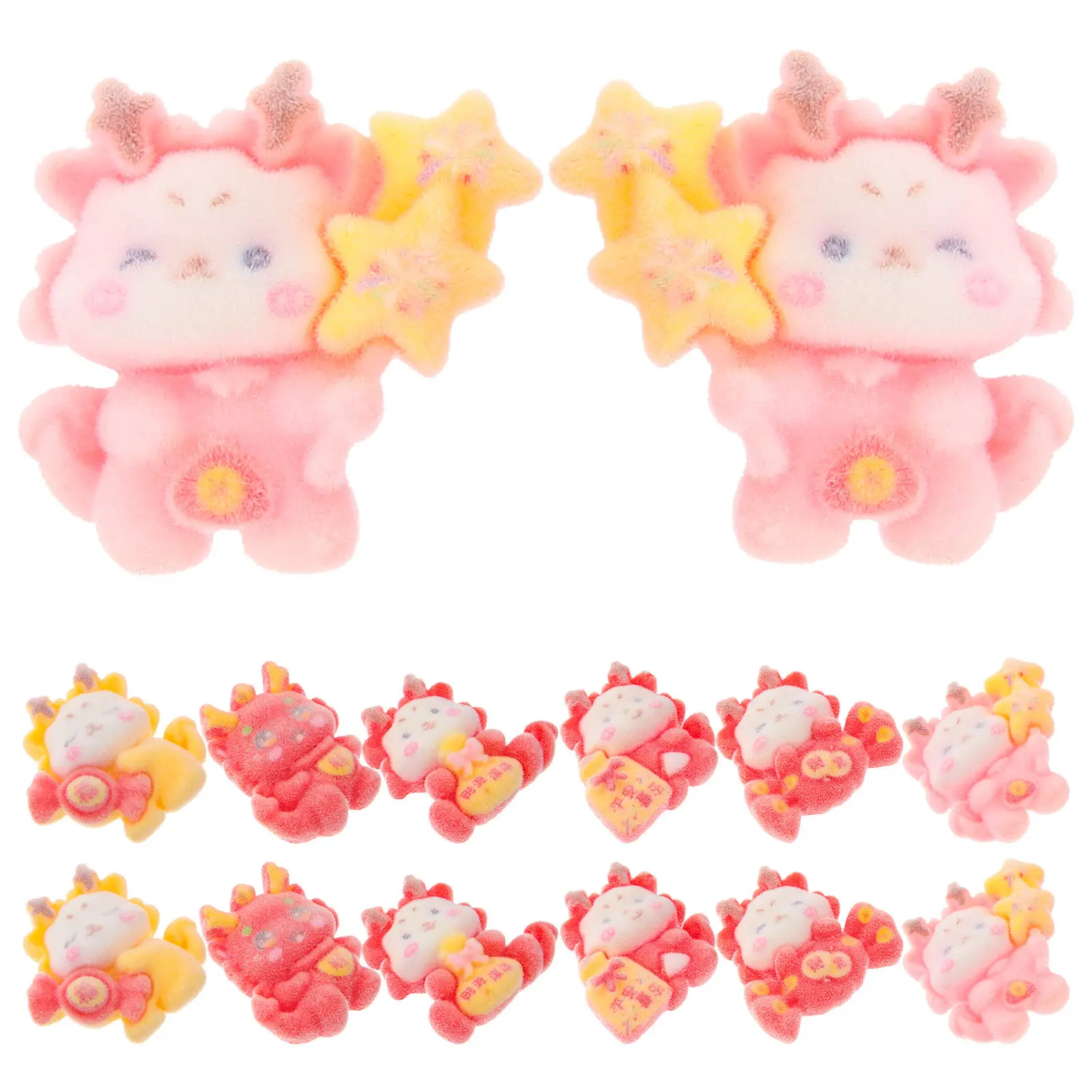 30Pcs Tiny Dragon Charms Resin Flocking DIY Decorations for Hairbands Phone Shells Jewelry Making Brooches Ceremony Accessories
30Pcs Tiny Dragon Charms Resin Flocking DIY Decorations for Hairbands Phone Shells Jewelry Making Brooches Ceremony Accessories