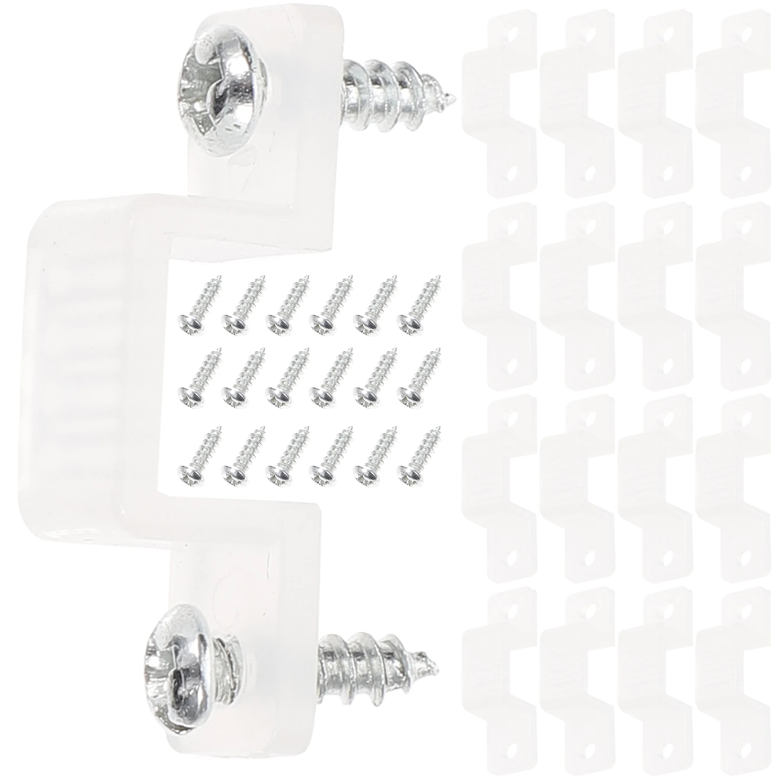 100 Pcs LED Strip Light Clips Silicone Bracket Mounting Outdoor Fixing Screws Durable Flexible LED Lighting Accessories
100 Pcs LED Strip Light Clips Silicone Bracket Mounting Outdoor Fixing Screws Durable Flexible LED Lighting Accessories