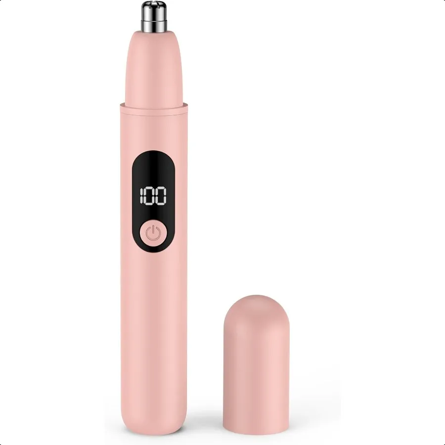 Nose Hair Trimmer Rechargeable Cordl Painl Ear and Eyebrow Trimming ToolDual Edge Easy Cleansing for Man Woman Pink
Nose Hair Trimmer Rechargeable Cordl Painl Ear and Eyebrow Trimming ToolDual Edge Easy Cleansing for Man Woman Pink