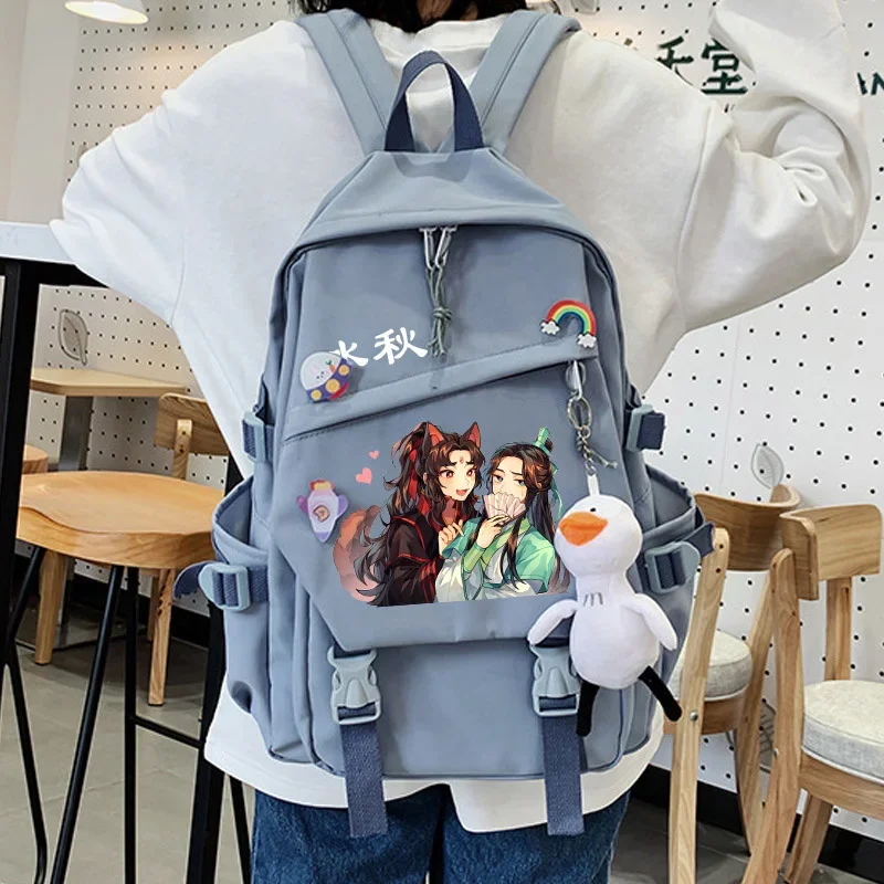 Рюкзак для косплея Shen Qingqiu Luo Binghe, аниме злодейский самосберегающая система, модная школьная сумка, Повседневная сумка для компьютера для студентов
Рюкзак для косплея Shen Qingqiu Luo Binghe, аниме злодейский самосберегающая система, модная школьная сумка, Повседневная сумка для компьютера для студентов
