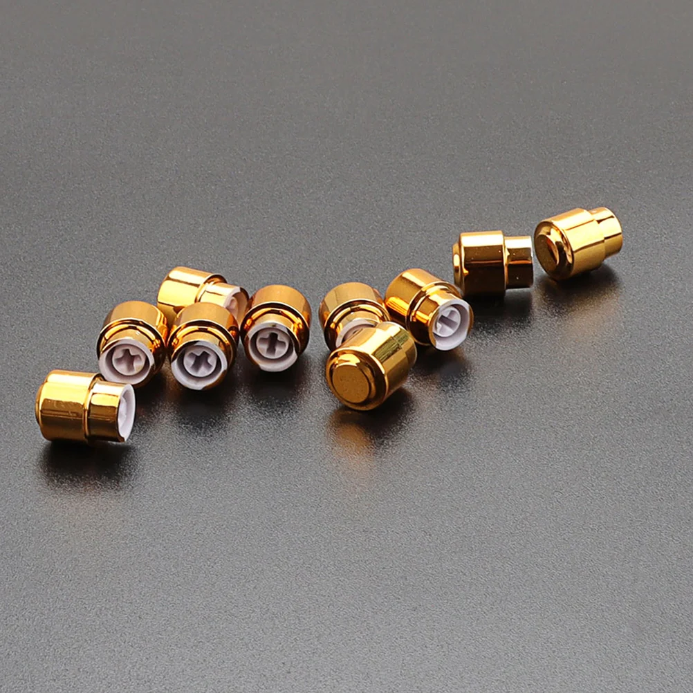 10 Pcs Electric Guitar Switch Cap Toggle Caps Plastic Tip 3 Way Parts Golden Knobs
10 Pcs Electric Guitar Switch Cap Toggle Caps Plastic Tip 3 Way Parts Golden Knobs