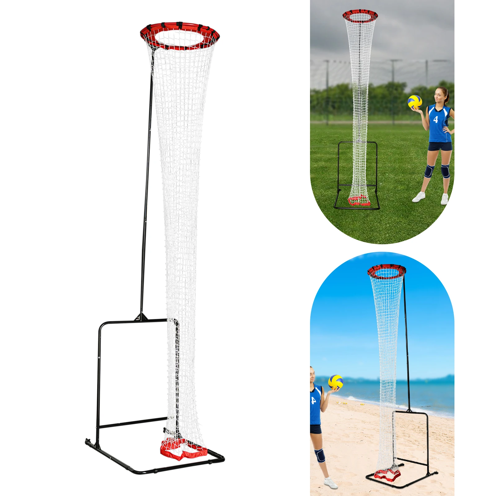 Volleyball Setting Trainer, Volleyball Training Equipment with Adjustable Height 5.6-11ft & Angle 0-90° for Home Backyard
Volleyball Setting Trainer, Volleyball Training Equipment with Adjustable Height 5.6-11ft & Angle 0-90° for Home Backyard