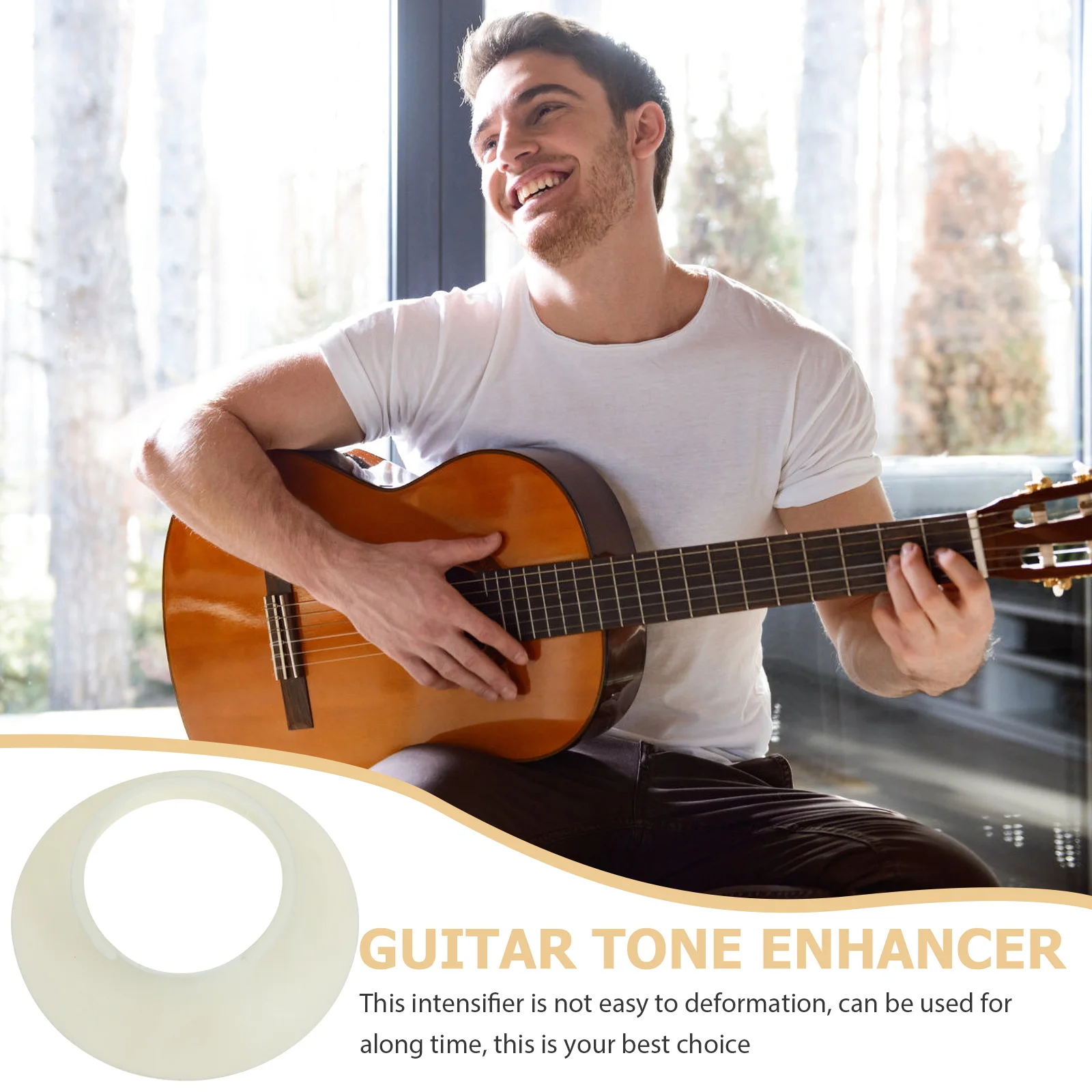 with Hole Guitar Tone Enhancer Child Sound Plastic Intensifier Instrument Accessories
with Hole Guitar Tone Enhancer Child Sound Plastic Intensifier Instrument Accessories