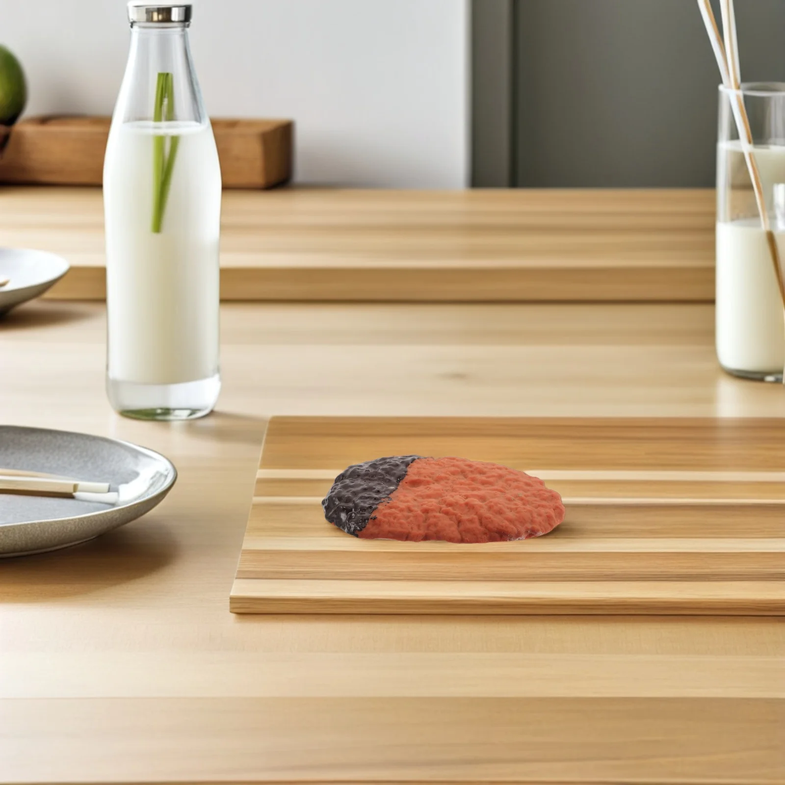 Realistic Fake Steak Artificial Roast Beef Plastic Lifelike Cooked Meat 4.1x2.8x0.6 Inches Food Photo Prop Kitchen Counter
Realistic Fake Steak Artificial Roast Beef Plastic Lifelike Cooked Meat 4.1x2.8x0.6 Inches Food Photo Prop Kitchen Counter