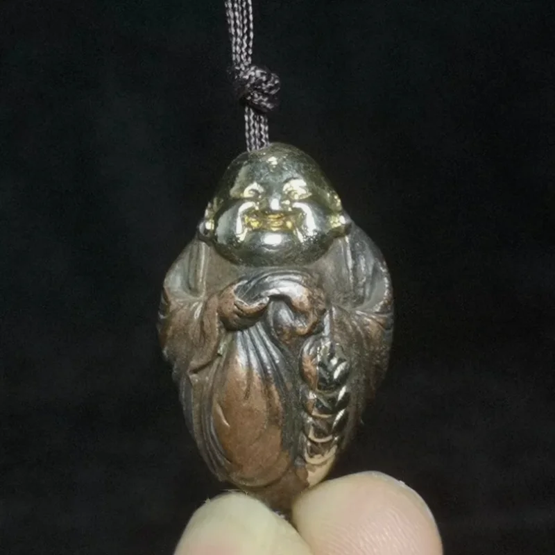 Old Chinese red copper Gilding Carving Coin Maitreya Buddha Statue Gift
Old Chinese red copper Gilding Carving Coin Maitreya Buddha Statue Gift