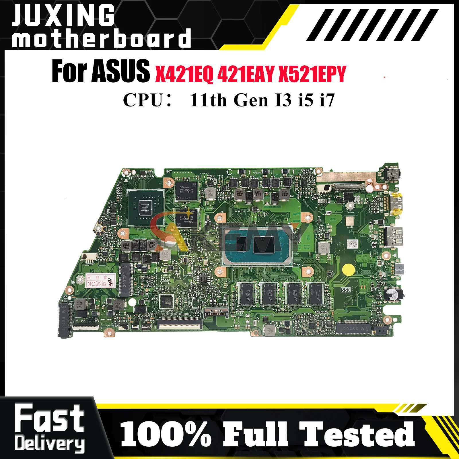 X421EQY Материнская плата для ноутбука ASUS X521EPY X421EQ 421EAY V533E X521E X521EQ S533E I521E R521E K533E Материнская плата 11-го поколения I3 i5 i7
X421EQY Материнская плата для ноутбука ASUS X521EPY X421EQ 421EAY V533E X521E X521EQ S533E I521E R521E K533E Материнская плата 11-го поколения I3 i5 i7