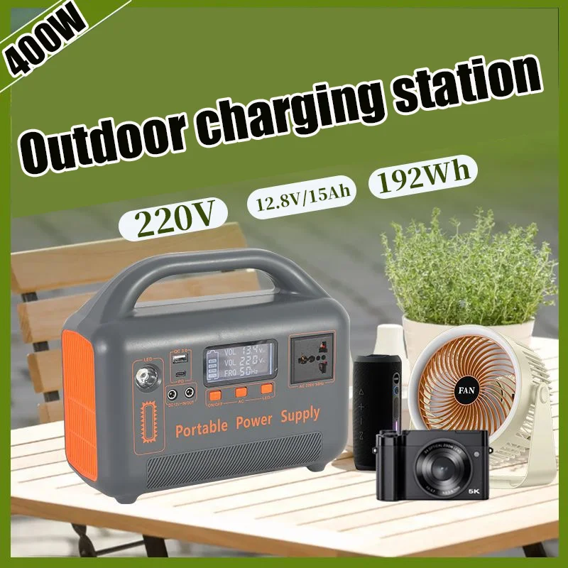 New 400W Portable Power Station 192Wh LiFePO4 External Battery AC 220V Solar Generator Fast Charge Power Bank for Camping
New 400W Portable Power Station 192Wh LiFePO4 External Battery AC 220V Solar Generator Fast Charge Power Bank for Camping