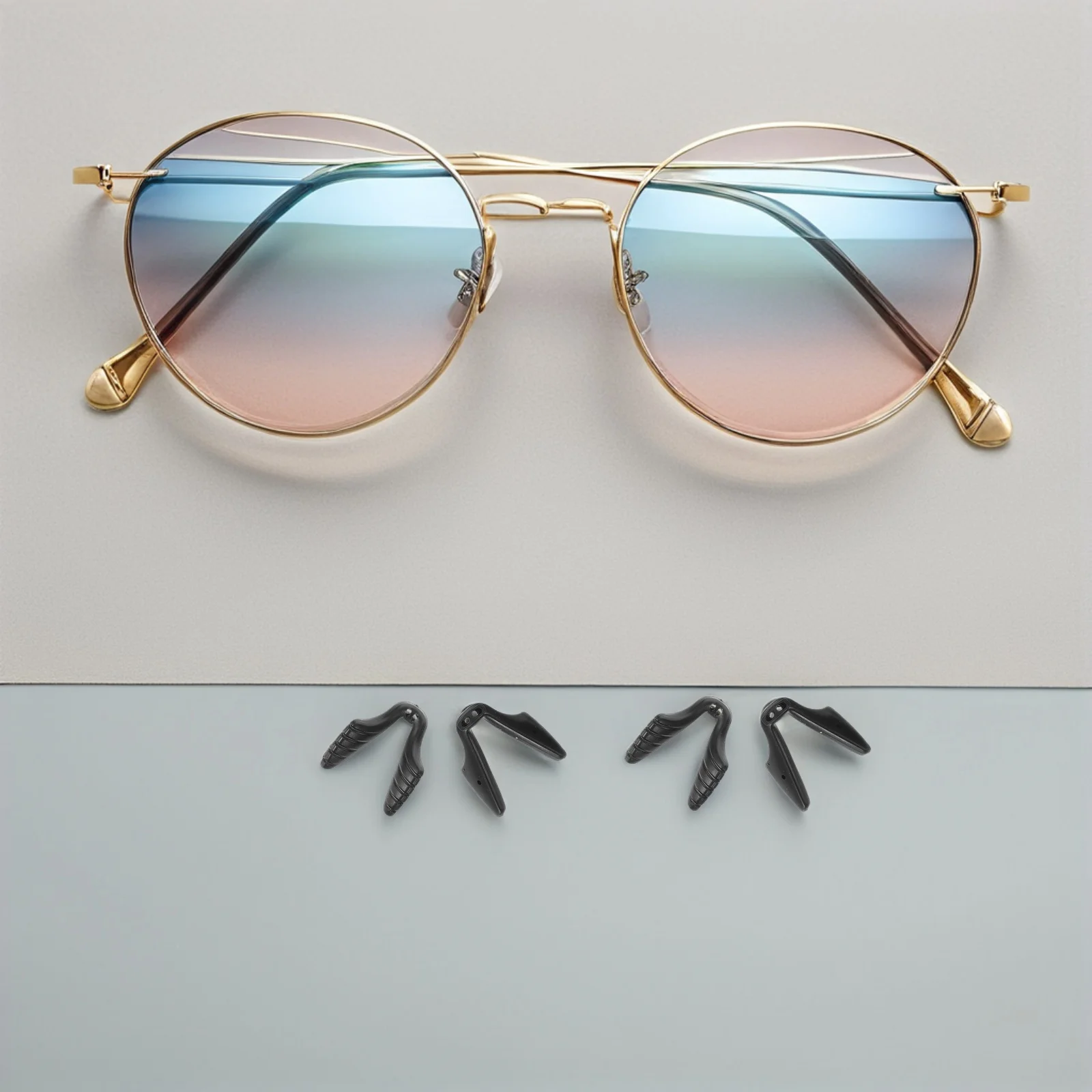 4Pcs Lightweight Eyewear Nose Bridge Pads for Cycling Glasses - U-Type Replacement Cushions Grip and Comfort Fit
4Pcs Lightweight Eyewear Nose Bridge Pads for Cycling Glasses - U-Type Replacement Cushions Grip and Comfort Fit