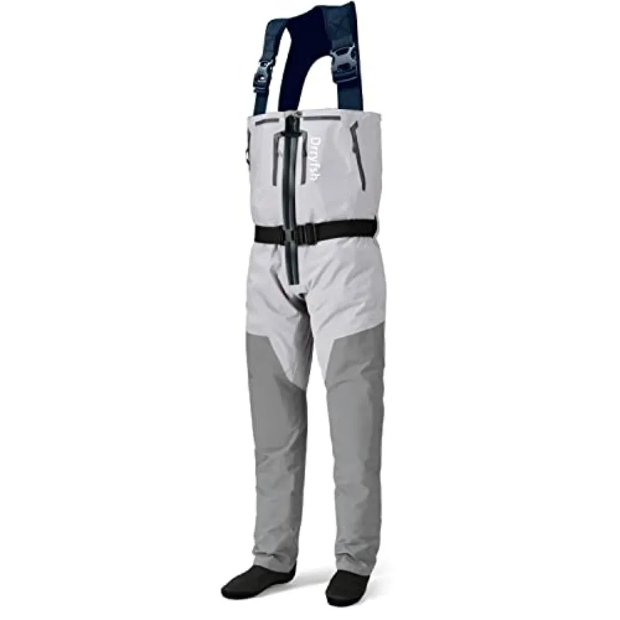 Zip Front Chest Fishing Waders for Men and Women in Olive Green with Waterproof Polyester Material and Breathable Lining for Ou
Zip Front Chest Fishing Waders for Men and Women in Olive Green with Waterproof Polyester Material and Breathable Lining for Ou