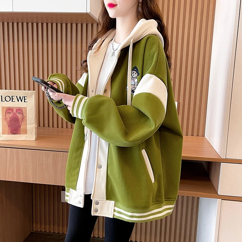 Trendy Women's Spring Autumn Hooded Fce Zipper Thin Cardigan Jaet Color Blo Design Commute Sle Long Sve
Trendy Women's Spring Autumn Hooded Fce Zipper Thin Cardigan Jaet Color Blo Design Commute Sle Long Sve