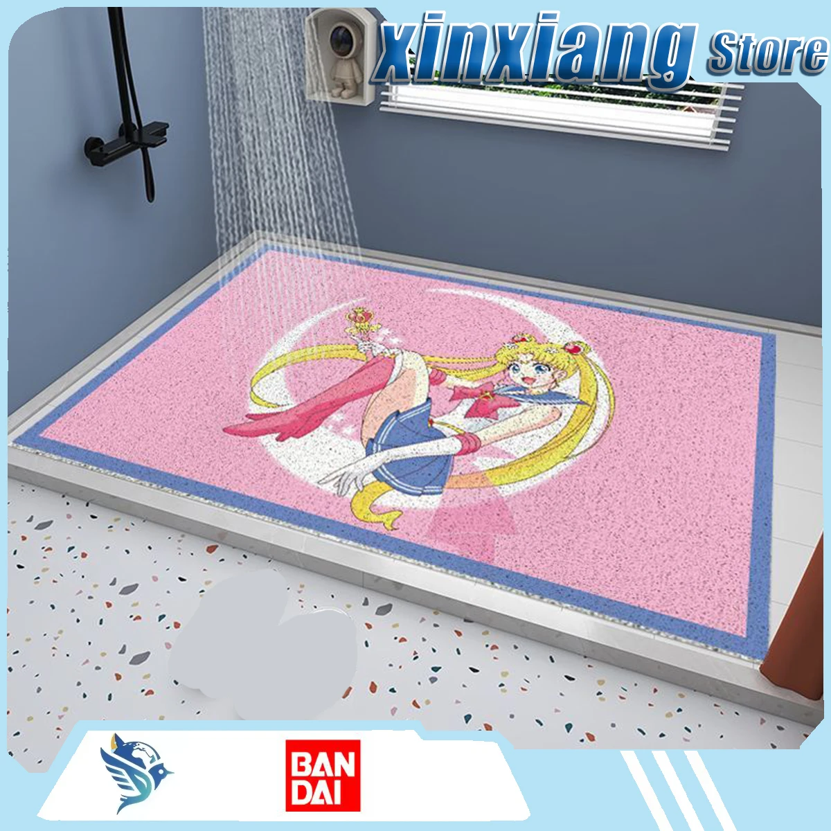 Bandai Sailor Moon ground mat Cartoon-patterned toilet floor carpet Toilet anti-slip mat Cute anime print comics souvenirs cute
Bandai Sailor Moon ground mat Cartoon-patterned toilet floor carpet Toilet anti-slip mat Cute anime print comics souvenirs cute