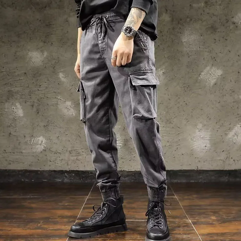 New Summer 2023 Casual Cargo Pants Fashion Loose Leggy Trousers Multiple Pockets Elastic Splicing Male Straight Pants
New Summer 2023 Casual Cargo Pants Fashion Loose Leggy Trousers Multiple Pockets Elastic Splicing Male Straight Pants