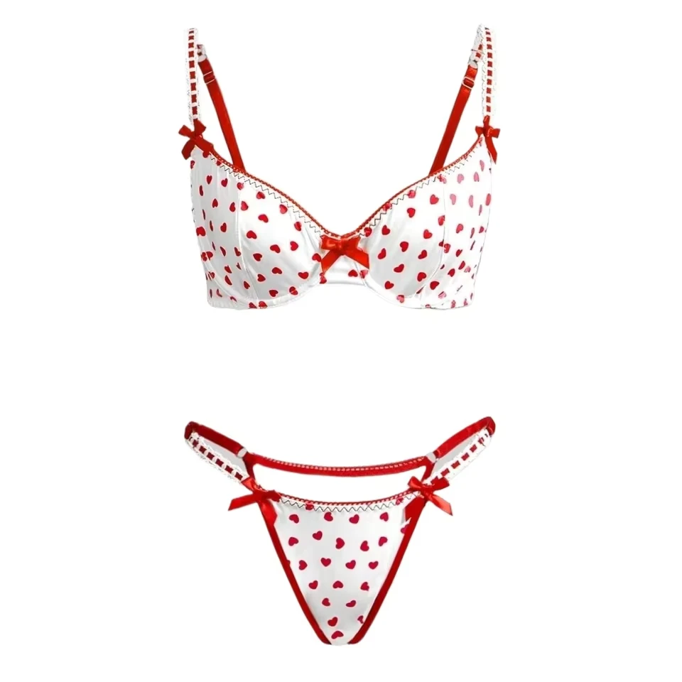 Sexy Three Point Lace Up Heart Bikini For Women Female Hot Caliente Lingerie Underwear Seductive Attractive Apparel Erotic Set
Sexy Three Point Lace Up Heart Bikini For Women Female Hot Caliente Lingerie Underwear Seductive Attractive Apparel Erotic Set