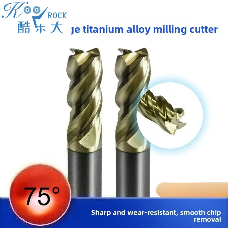 75-градусная 4-зубая концевая фреза из титанового сплава, карбид высокой твердости для высокотемпературной обработки сплавов
75-градусная 4-зубая концевая фреза из титанового сплава, карбид высокой твердости для высокотемпературной обработки сплавов