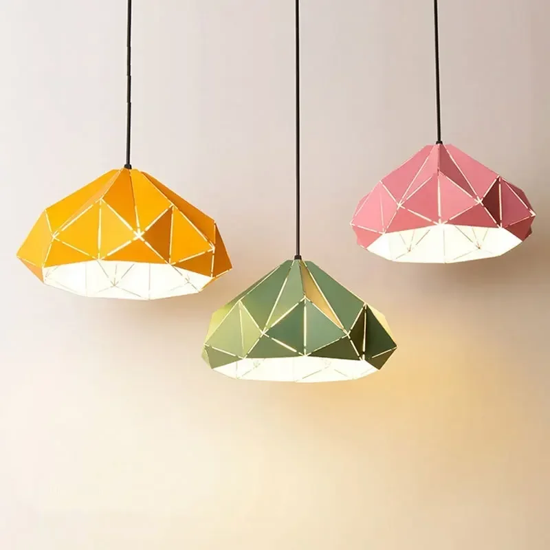 Nordic Macaron Pendant Lamp Ceiling Chandelier Decor Kitchen Hanging Lights Modern Bedroom Lighting Fixture Suspension Luminaire 
Nordic Macaron Pendant Lamp Ceiling Chandelier Decor Kitchen Hanging Lights Modern Bedroom Lighting Fixture Suspension Luminaire
