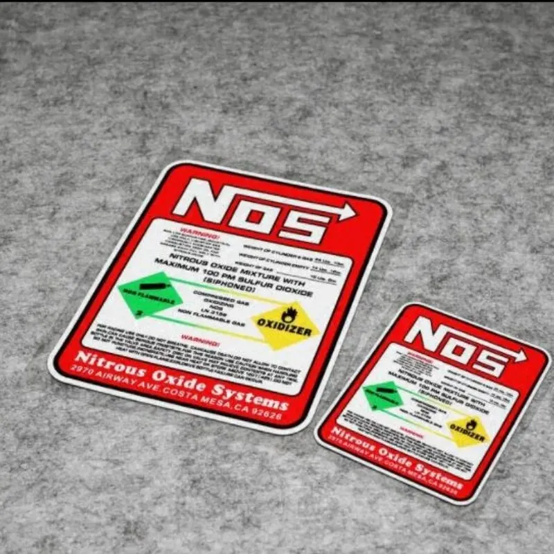 For Drag Racing Creative Car Racing Stickers NOS Nitrous Oxide Systems Stickers Tuning Racing Vinyl Motocross Car Styling
For Drag Racing Creative Car Racing Stickers NOS Nitrous Oxide Systems Stickers Tuning Racing Vinyl Motocross Car Styling