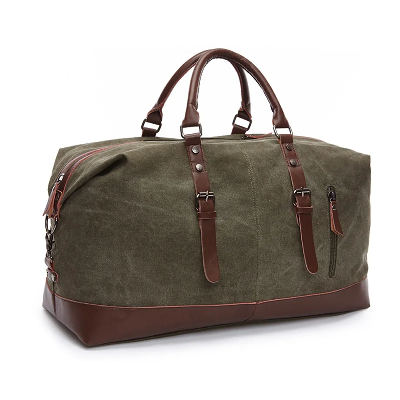 Fashion Canvas Leather Men Travel Bags Carry on Luggage Bags Men Duffel Bags Travel Tote Large Weekend Bag Overnight Big duffle
Fashion Canvas Leather Men Travel Bags Carry on Luggage Bags Men Duffel Bags Travel Tote Large Weekend Bag Overnight Big duffle