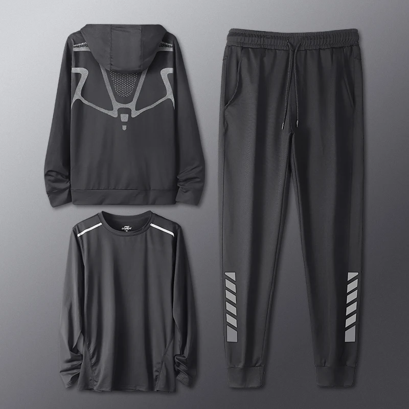 Men's Casual Sports Set Qui Dry Loose Fitn Clothes Spring Autumn Morning Run Baskeall Pants Running Training Suit
Men's Casual Sports Set Qui Dry Loose Fitn Clothes Spring Autumn Morning Run Baskeall Pants Running Training Suit