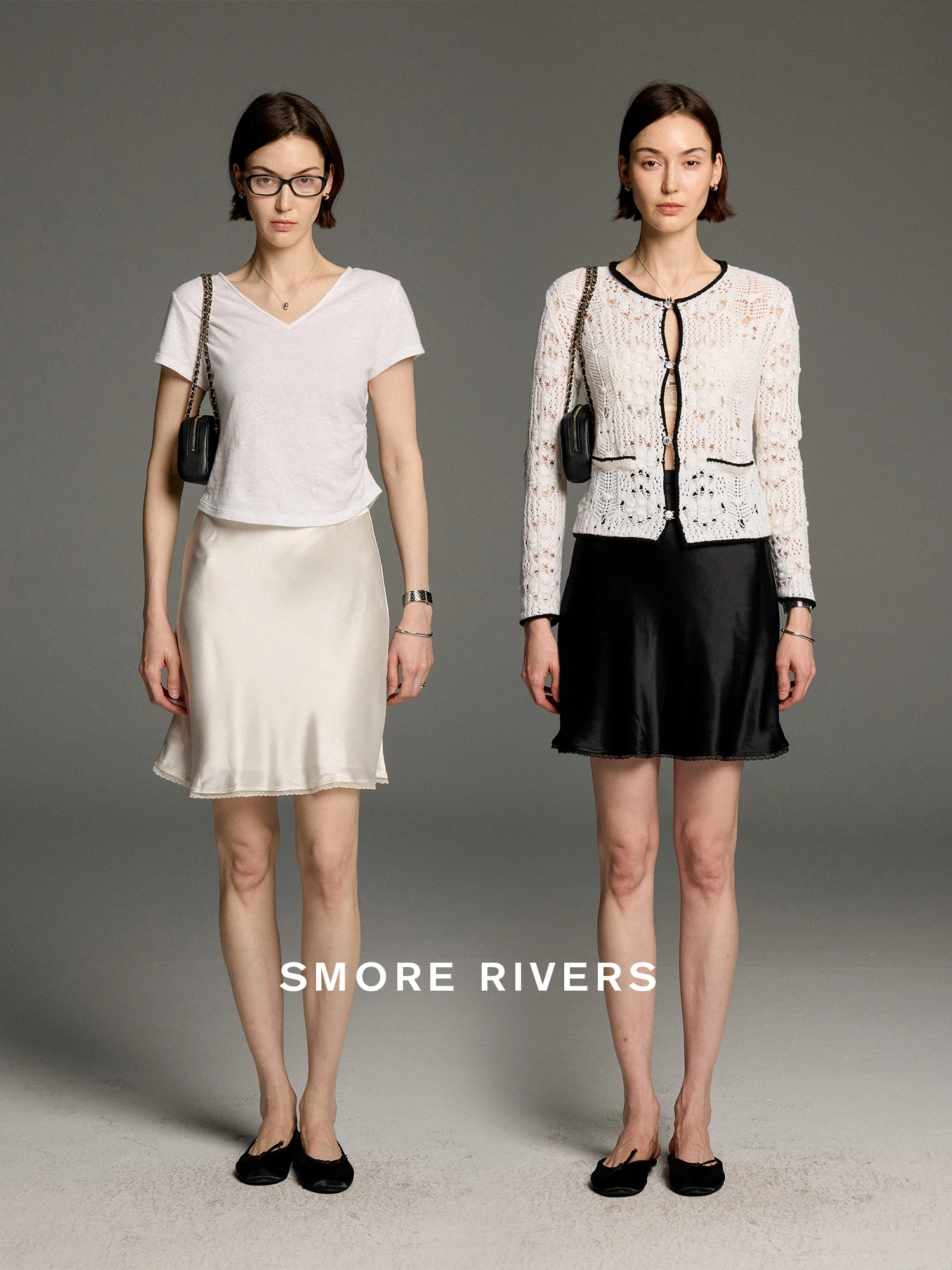 Elegant Silk Lace Trim Acetate Half Skirt A-Line Silhouette Commute Friendly Straight Cut Midi Skirt by SMORE RIVERS
Elegant Silk Lace Trim Acetate Half Skirt A-Line Silhouette Commute Friendly Straight Cut Midi Skirt by SMORE RIVERS