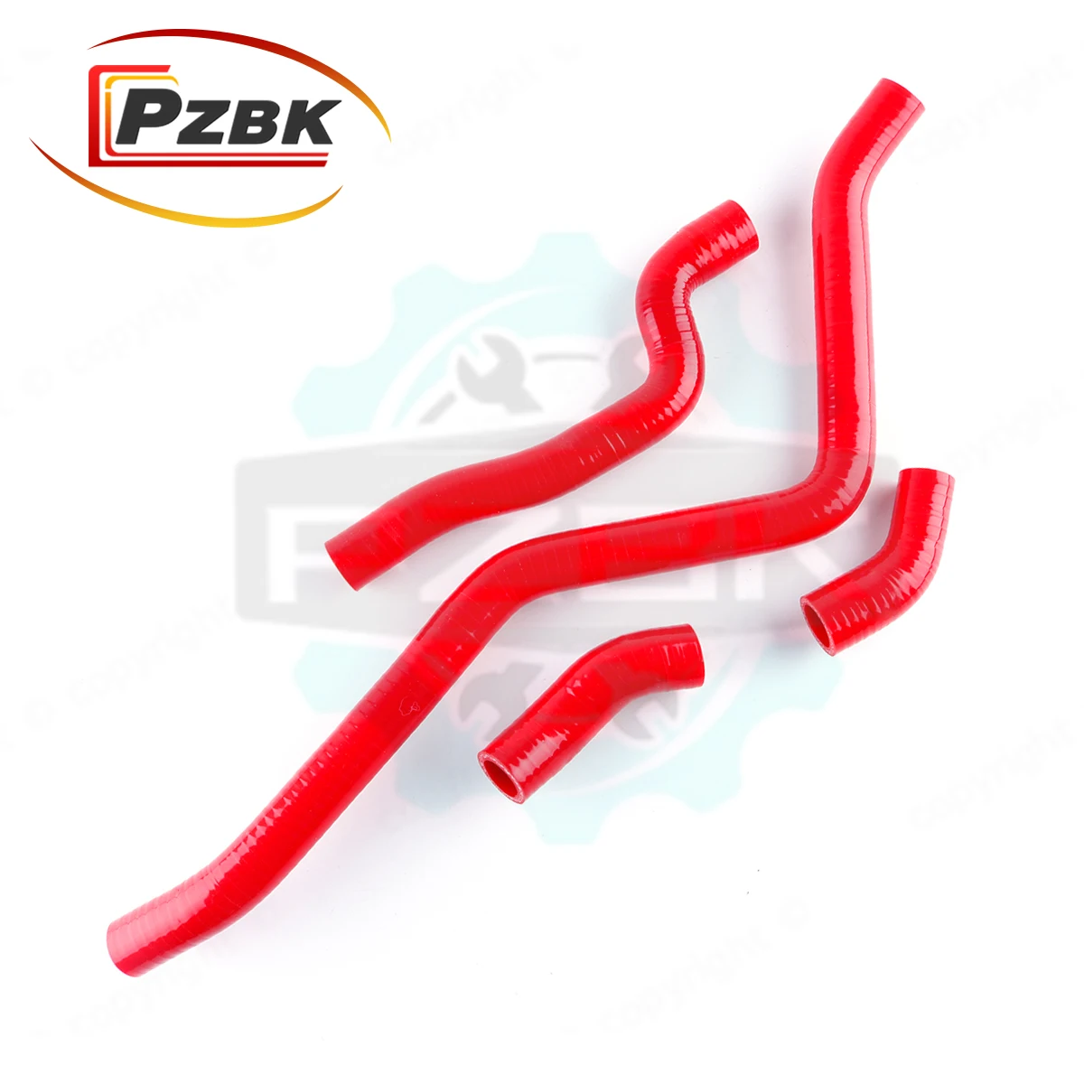 4Pcs Silicone Radiator Hose Tube Pipe Kit For 2001-2005 Yamaha Raptor 660 YFM 660 R YFM660R 660R