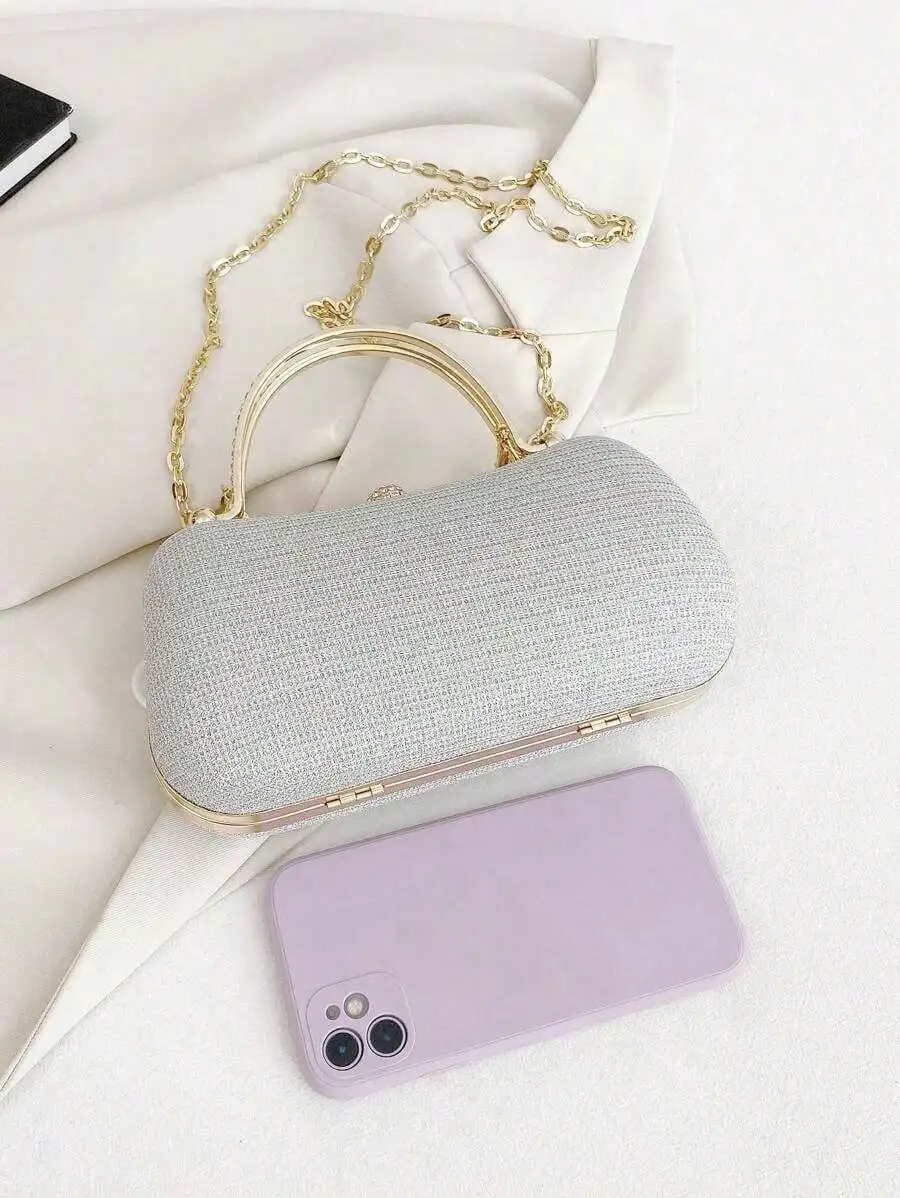 Elegant Rhinestone Clutch Bag With Chain Strap For Party Evening Wedding
Elegant Rhinestone Clutch Bag With Chain Strap For Party Evening Wedding
