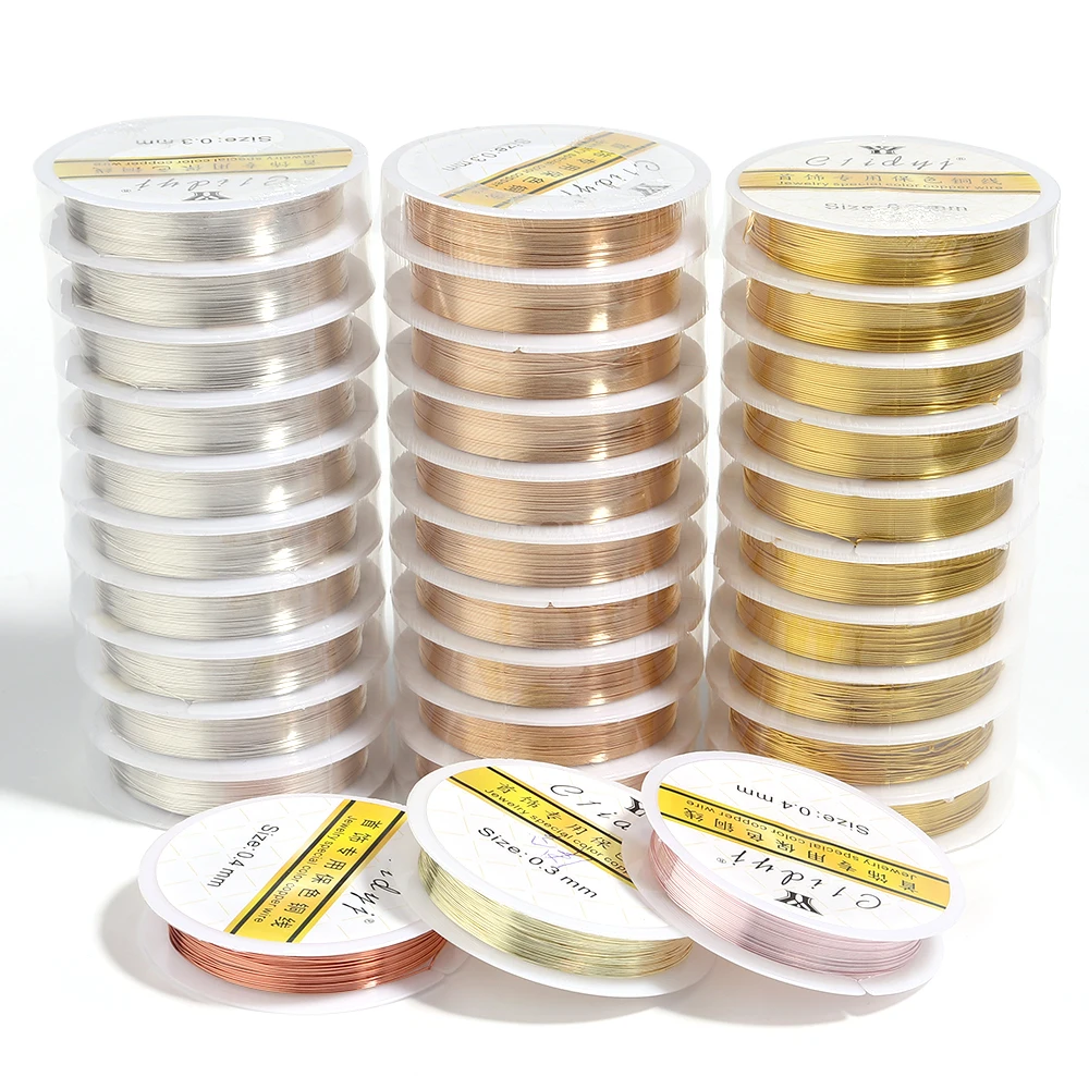 1 Roll No Discoloration Copper Wire Multiple Colors and Sizes For Bracelet Necklace Jewelry DIY Accessories
1 Roll No Discoloration Copper Wire Multiple Colors and Sizes For Bracelet Necklace Jewelry DIY Accessories