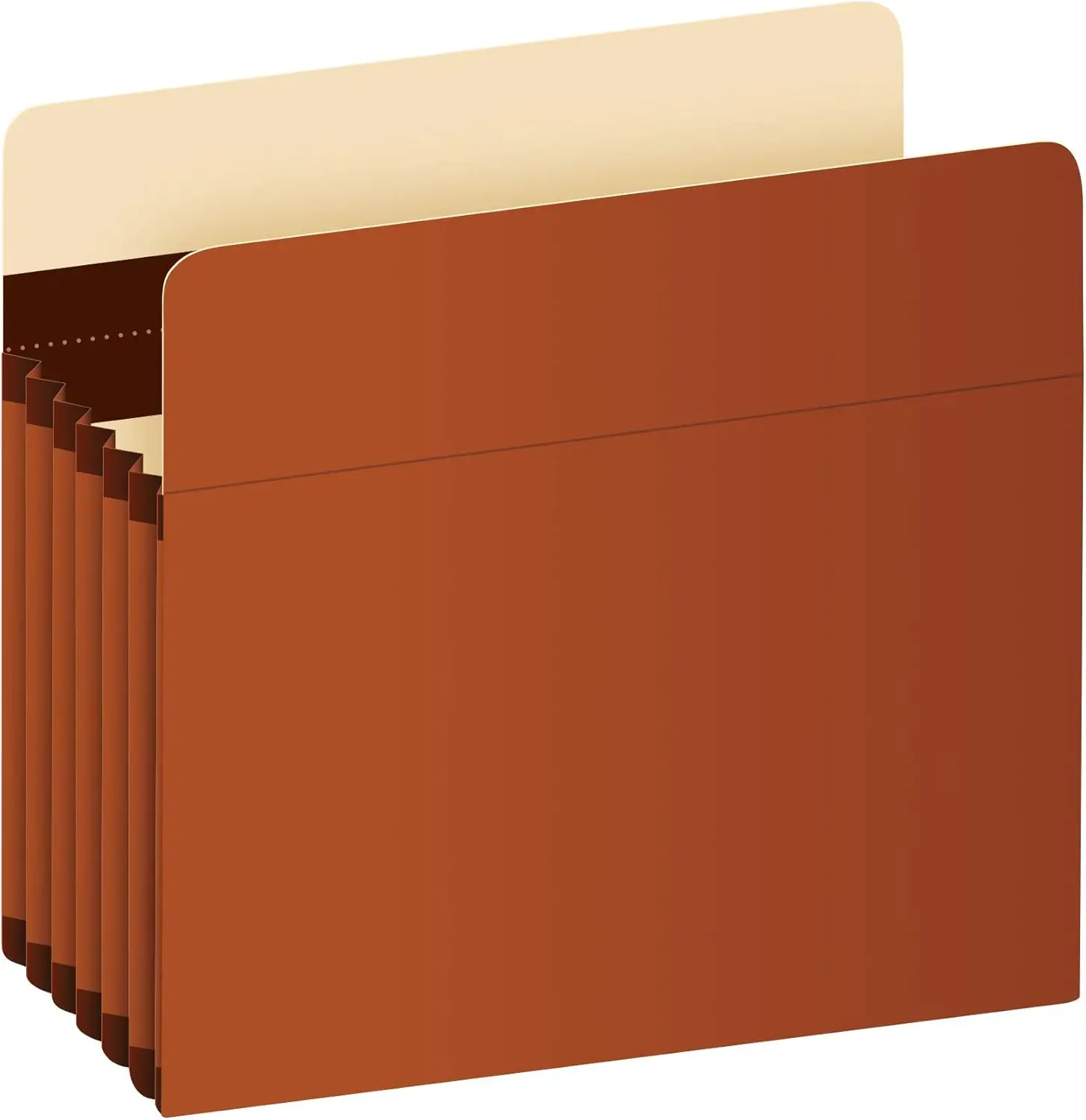 Extra Durable Expanding Accordion File Pockets, 5.25" Expandable, Letter Size with Tyvek Reinforcement, 10/Box Brown
Extra Durable Expanding Accordion File Pockets, 5.25" Expandable, Letter Size with Tyvek Reinforcement, 10/Box Brown