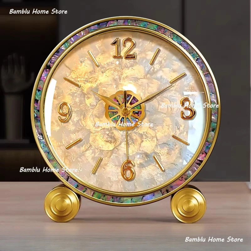 High-end Feel Table Clocks Light Luxury French-style Decorative Table Clocks Silent Display Home Decor Jam Tempat Duduk YS40CC
High-end Feel Table Clocks Light Luxury French-style Decorative Table Clocks Silent Display Home Decor Jam Tempat Duduk YS40CC