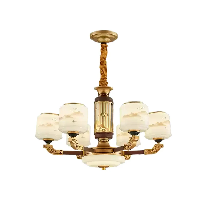 New Chinese living room chandelier Chinese style Zen retro hall light luxury atmosphere
New Chinese living room chandelier Chinese style Zen retro hall light luxury atmosphere