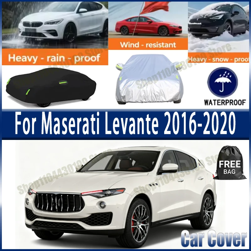 For Maserati Levante 2016-2020 2019 Car Cover Outdoor Waterproof Snowproof Sunshade, Winter & Summer Auto Protection
For Maserati Levante 2016-2020 2019 Car Cover Outdoor Waterproof Snowproof Sunshade, Winter & Summer Auto Protection