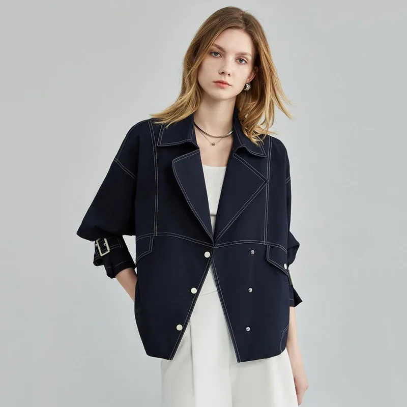 Imitation Denim Jacket Women 2024 Spring Autumn Short Jackets for Women Fashion Versatile Suit Collar Loose Top Coat Streetwear
Imitation Denim Jacket Women 2024 Spring Autumn Short Jackets for Women Fashion Versatile Suit Collar Loose Top Coat Streetwear