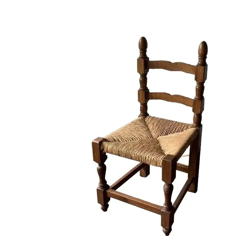 Medieval solid wood chair cafe woven rattan chair surprise quiet wind retro woven French rattan chair log art
Medieval solid wood chair cafe woven rattan chair surprise quiet wind retro woven French rattan chair log art