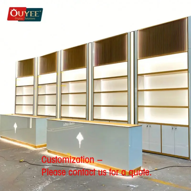 custom.Customize Size Perfume Shop Showcase Design MDF Glass Perfume Display Stand Luxury White Glossy Paint Perfume Display She
custom.Customize Size Perfume Shop Showcase Design MDF Glass Perfume Display Stand Luxury White Glossy Paint Perfume Display She
