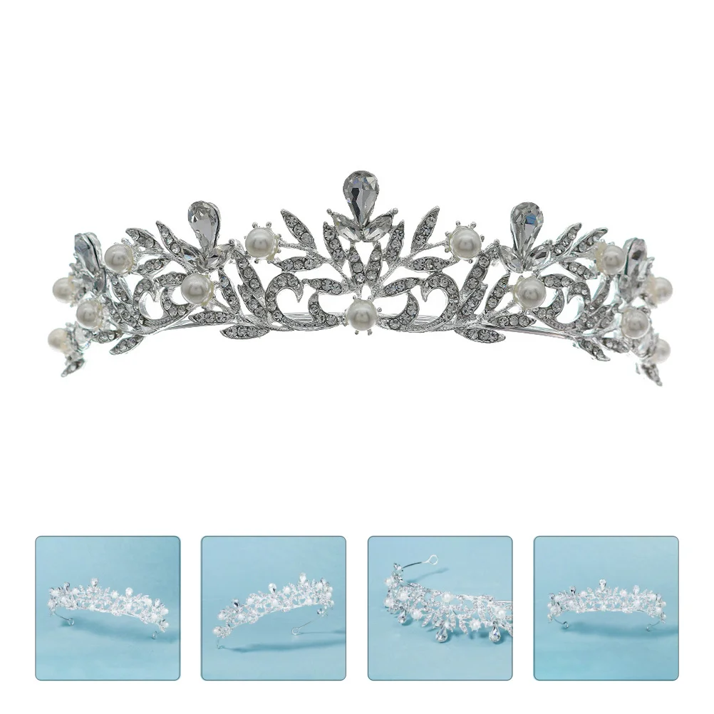 1Pcs Rhinestone Crown Headband Silver Delicate Women Hair Jewelry for Weddings Crown Headdress Rhinestone Headdress
1Pcs Rhinestone Crown Headband Silver Delicate Women Hair Jewelry for Weddings Crown Headdress Rhinestone Headdress