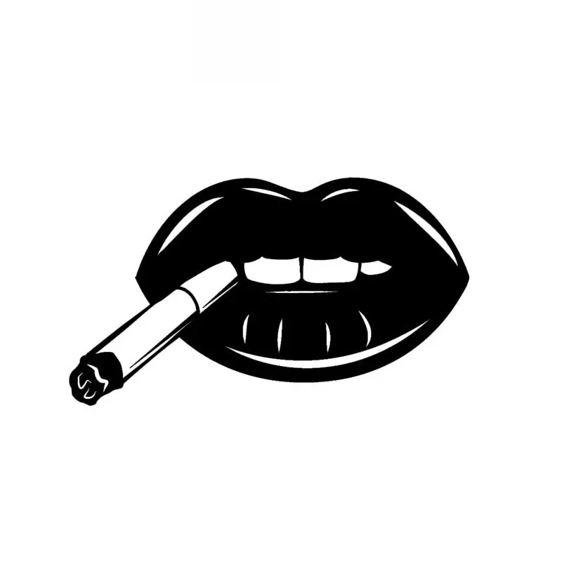 Car Sticker Sexy Mouth and Cigarette Fashion PVC Car Decoration Sticker Waterproof Sunscreen Cover Scratch Black/white, 11cm*7cm
Car Sticker Sexy Mouth and Cigarette Fashion PVC Car Decoration Sticker Waterproof Sunscreen Cover Scratch Black/white, 11cm*7cm