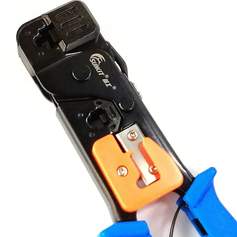 Original Sunkit SK-868G Dual-Use Net Pliers Lnternet Phone 8P/4P Crystal Head Crimping Pliers Crystal Pliers
Original Sunkit SK-868G Dual-Use Net Pliers Lnternet Phone 8P/4P Crystal Head Crimping Pliers Crystal Pliers