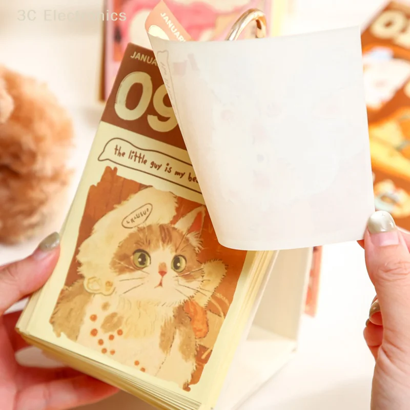 365-дневная наклейка с рисунком котенка, щенка, домашнего животного, карточка на 2026 год, настольный календарь с золотым кольцом, односторонняя страница, ежедневник, календарь
365-дневная наклейка с рисунком котенка, щенка, домашнего животного, карточка на 2026 год, настольный календарь с золотым кольцом, односторонняя страница, ежедневник, календарь