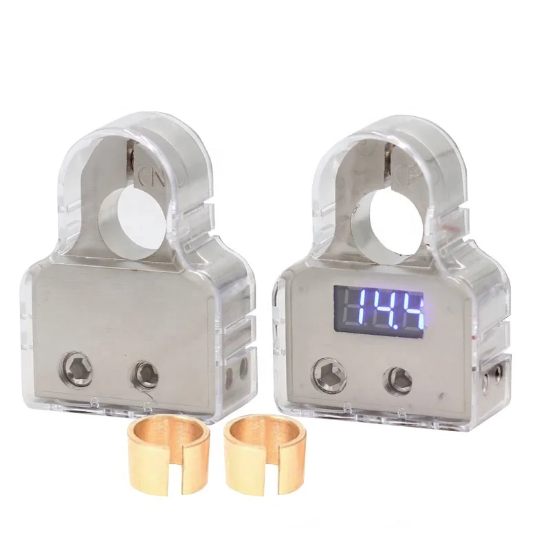 12V Gold Digital Display Positive Negative Car Battery Terminal Connector Clamp Battery Terminal Connector Car Accessories
12V Gold Digital Display Positive Negative Car Battery Terminal Connector Clamp Battery Terminal Connector Car Accessories