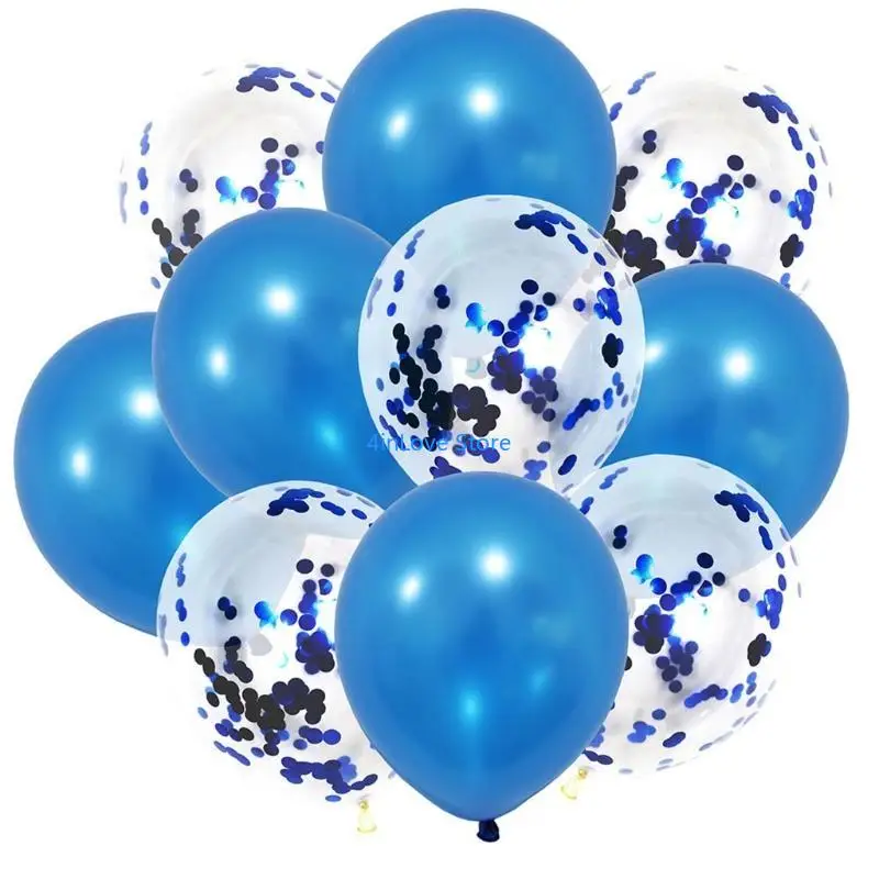 T4MD 10Pcs 12 Inch Mixed Metallic Confetti Sequins Latex Balloons Party Decoration Supplies for Valentines Wedding Birthday
T4MD 10Pcs 12 Inch Mixed Metallic Confetti Sequins Latex Balloons Party Decoration Supplies for Valentines Wedding Birthday