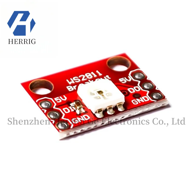 1PCS RGB LED Breakout - WS2812 color light module single-wire interface full-color light emitting tube
1PCS RGB LED Breakout - WS2812 color light module single-wire interface full-color light emitting tube