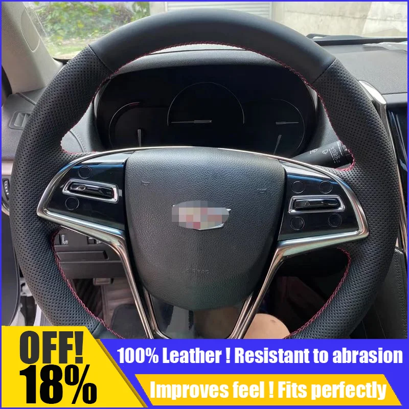 Leather Car Steering Wheel Cover Fit For Cadillac ATSL XTS CT6 XT5 XT4 Sewing Custom interior Diy Auto Car Accessories
Leather Car Steering Wheel Cover Fit For Cadillac ATSL XTS CT6 XT5 XT4 Sewing Custom interior Diy Auto Car Accessories