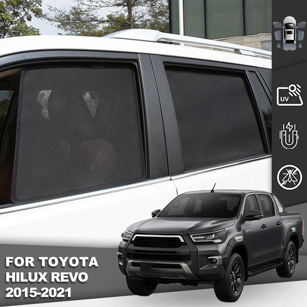 For Toyota HILUX VIII Pickup Revo 2015-2024 Magnetic Car Sunshade Visor Front Windshield Curtain Rear Side Baby Window Sun Shade
For Toyota HILUX VIII Pickup Revo 2015-2024 Magnetic Car Sunshade Visor Front Windshield Curtain Rear Side Baby Window Sun Shade
