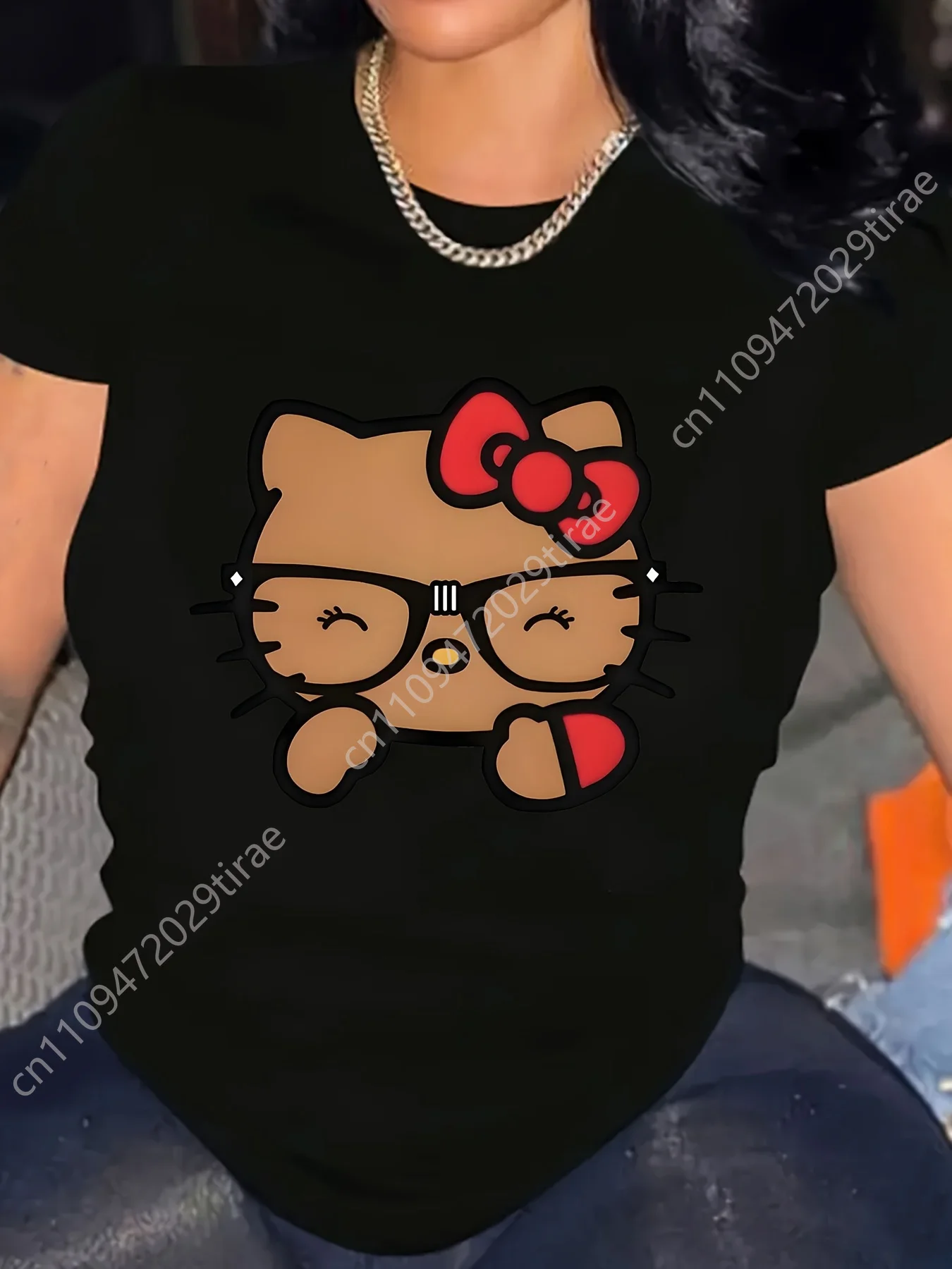 Youth Anime T-Shirt with Hello Kitty, Kuromi & Cinnamoroll - Cute Culture Short Sleeve Crew Neck Tee for &, Spring Summer Casual
Youth Anime T-Shirt with Hello Kitty, Kuromi & Cinnamoroll - Cute Culture Short Sleeve Crew Neck Tee for &, Spring Summer Casual