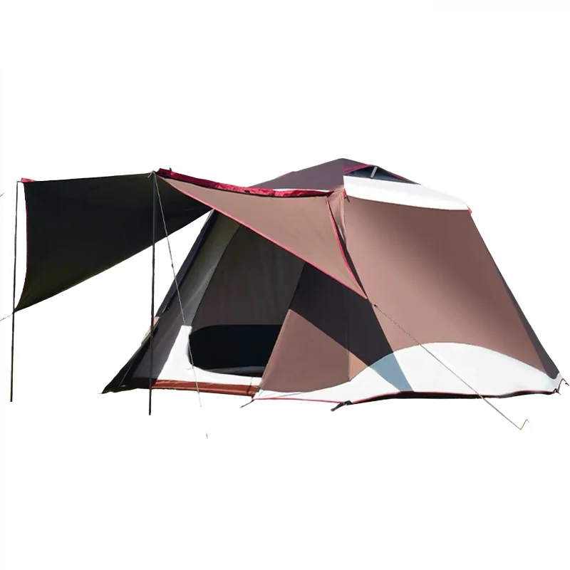 New Arrival 4-6 Person 250*250*190CM Double Layer Waterproof Windproof Steel Pole Automatic Camping Tent Tienda De Campaña
New Arrival 4-6 Person 250*250*190CM Double Layer Waterproof Windproof Steel Pole Automatic Camping Tent Tienda De Campaña