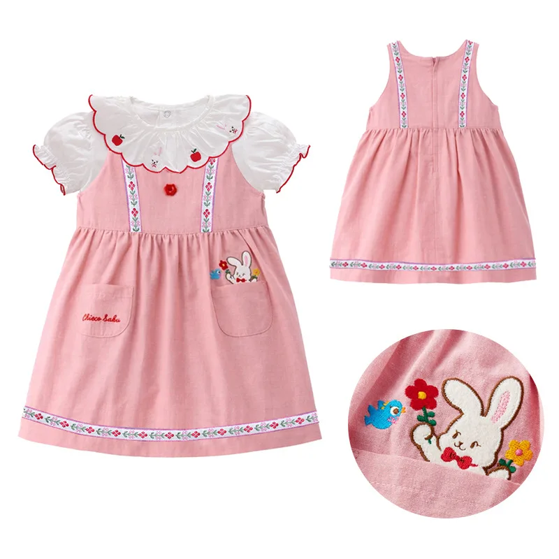 Новое летнее платье в стиле принцессы с роскошным кроликом и цветочной вышивкой на бретелях
Новое летнее платье в стиле принцессы с роскошным кроликом и цветочной вышивкой на бретелях