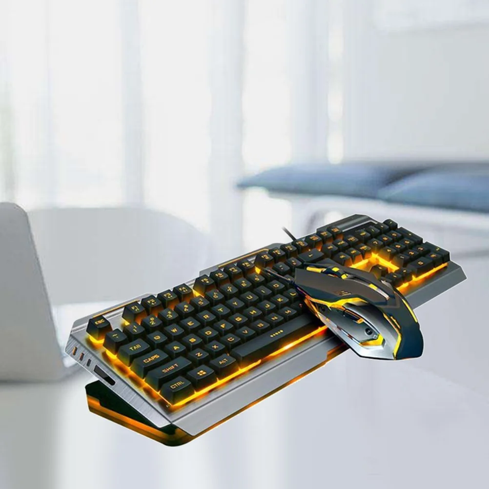 Классная желтая цветная эргономичная USB клавиатура для геймеров с подсветкой, наборы мышей (вольфрамово-золотистый)
Классная желтая цветная эргономичная USB клавиатура для геймеров с подсветкой, наборы мышей (вольфрамово-золотистый)